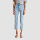 Levi's Women's 724 High-rise Straight Fit Cropped Jeans - Azure Faint