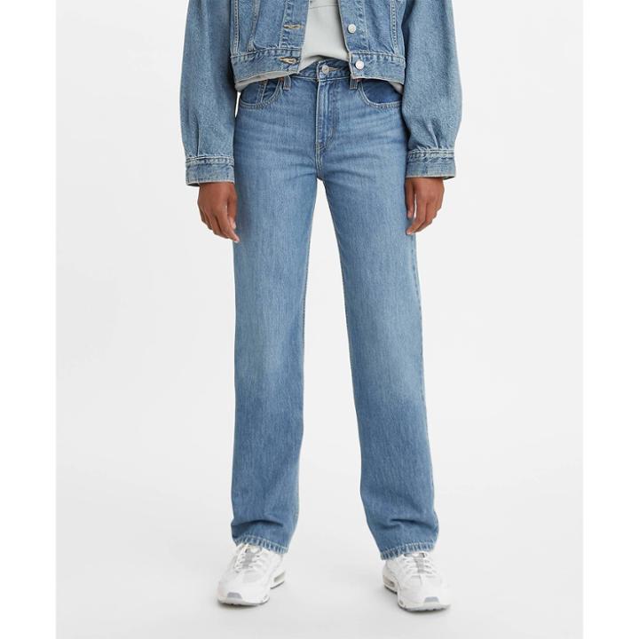 Levi's Women's High-rise Low Pro Straight Jeans - Charlie Finista