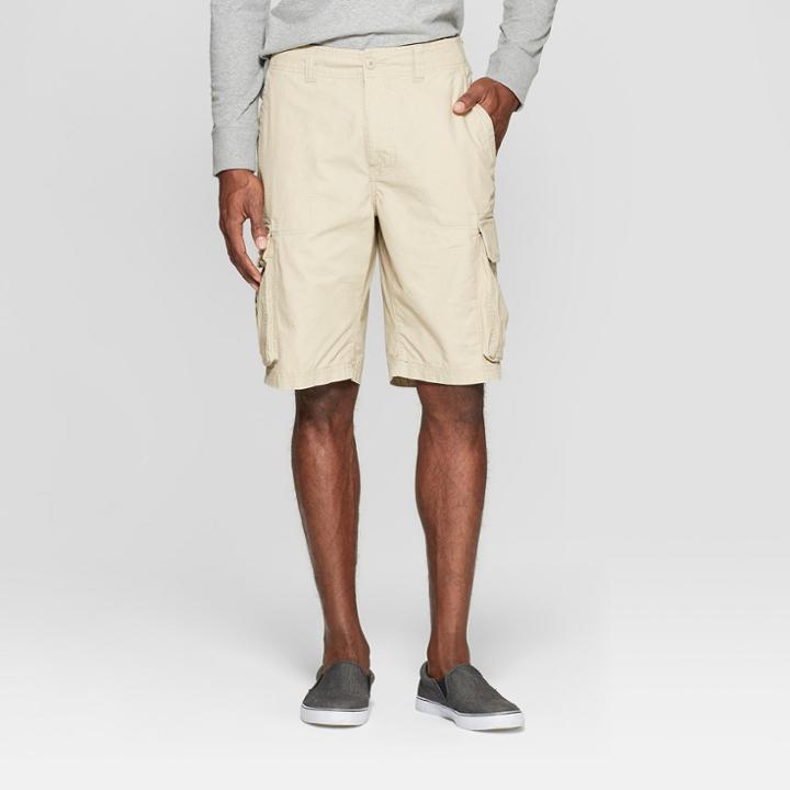 Men's 11 Cargo Shorts - Goodfellow & Co Pita Brown