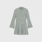 Girls' Mock Neck Long Sleeve Dress - Art Class Green