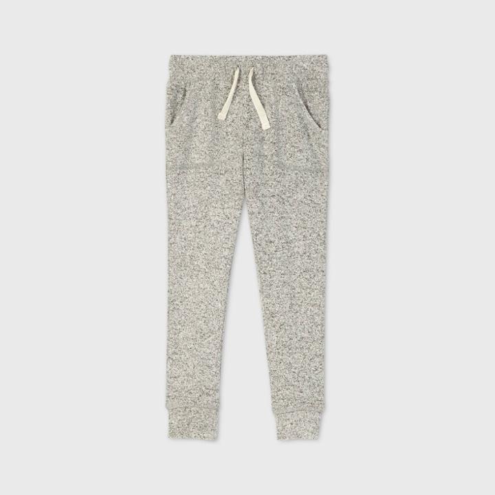 Toddler Girls' Cozy Jogger Pants - Cat & Jack Gray