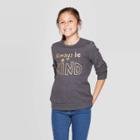 Girls' Long Sleeve Be Kind Fleece Crew Sweatshirt - Cat & Jack