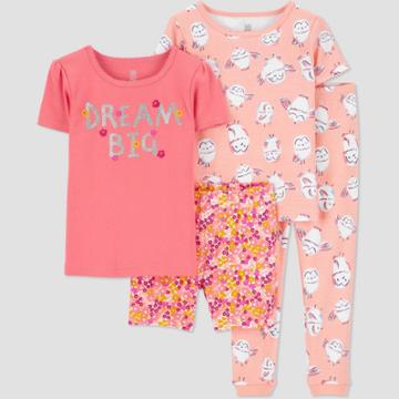 Carter's Just One You Baby Girls' 'dream Big Owl' Pajama