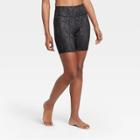 Women's Contour Power Waist High-waisted Shorts 7 - All In Motion Black