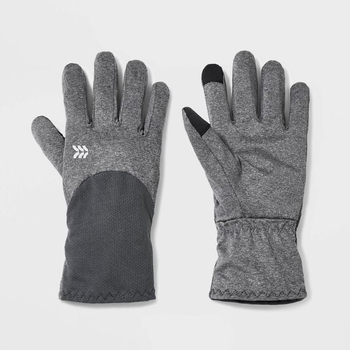 Women's Jersey Mesh Gloves - All In Motion Heather Gray