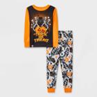Toddler Boys' 2pc Lego Star Wars Pajama Set - Orange