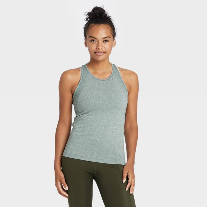 Women's Seamless Core Tank Top - All In Motion Alpine Green