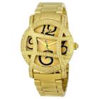 Women's Jbw Jb-6214-b Olympia Japanese Movement Stainless Steel Real Diamond Watch - Gold, Gold