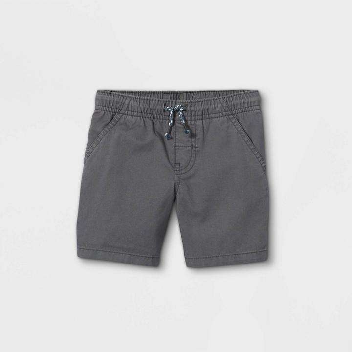 Toddler Boys' Woven Pull-on Shorts - Cat & Jack Dark Gray