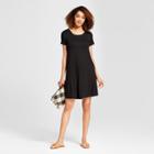 Women's Swing T-shirt Dress - Spenser Jeremy Black