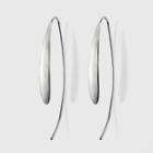 Silver Plated Flat Teardrop Fine Jewelry Earrings - A New Day