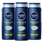 Nivea Men's Vitality Body Wash - 50.7 Fl Oz/3pk
