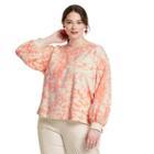 Women's Plus Size Marble Print High-low Sweatshirt - Rachel Comey X Target Pink