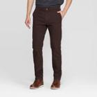 Men's 32 Slim Fit Chino Pants - Goodfellow & Co Natures Brown
