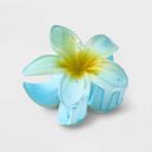 Hibiscus Flower Claw Hair Clip - Wild Fable Blue