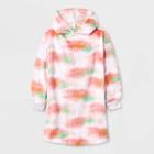 Girls' Oversized Hooded Nightgown - Art Class White