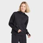 Women's Ponte 1/2 Zip Sweatshirt - All In Motion Black