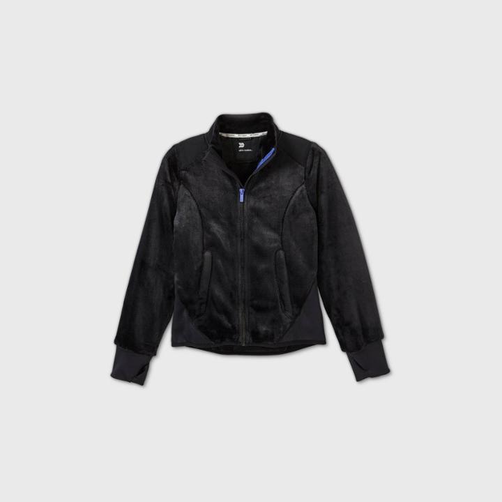 Girls' Fleece Jacket - All In Motion Black