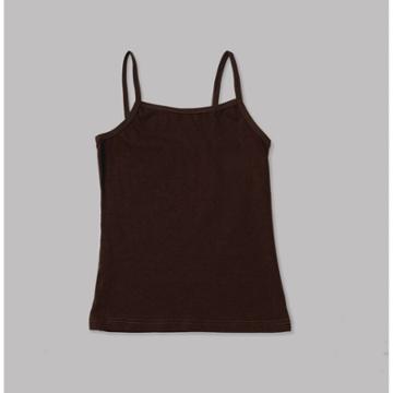 Nubies Essentials Girls' 3pk Cami - Dark Brown