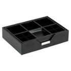 Wolf Valet Trays Set Of 2 - Black, Adult Unisex
