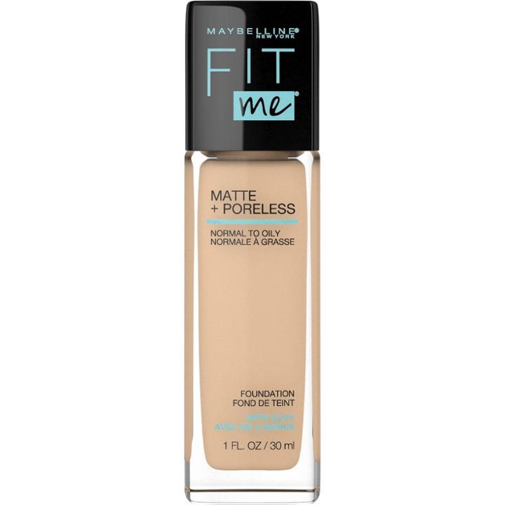 Maybelline Fit Me Matte + Poreless Oil Free Foundation - 220 Natural Beige