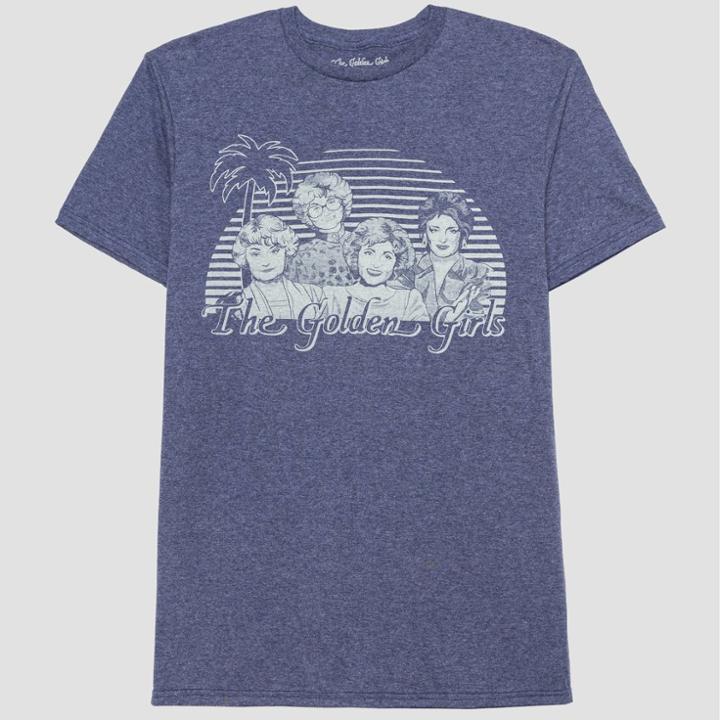 Men's The Golden Girls Short Sleeve Graphic T-shirt - Blue S, Men's,