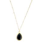 Target Onyx Pear Pendant Necklace