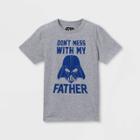 Boys' Star Wars Father's Day Short Sleeve T-shirt - Heather Gray