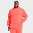 Men's Big & Tall Premium Washed Fleece Sweatshirt - All In Motion Coral