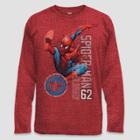Boys' Spider-man Swing Long Sleeve Graphic T-shirt - Red
