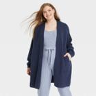 Women's Plus Size Duster Cardigan - Universal Thread Navy