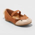 Toddler Girls' Retta Deer Ballet Flats - Genuine Kids From Oshkosh Brown
