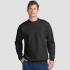 Hanes Men's Ecosmart Fleece Crew Neck Sweatshirt - Black