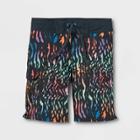 Boys' Funky Striped Swim Trunks - Art Class