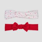 Baby Girls' 2pk Novelty Headwrap - Just One You Made By Carter's Red