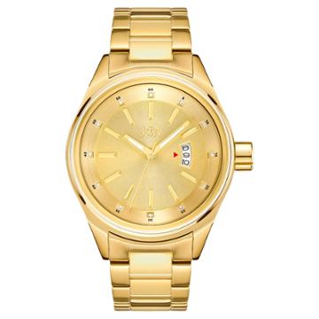 Men's Jbw J6287l Rook Japanese Movement Stainless Steel Real Diamond Watch - Gold,
