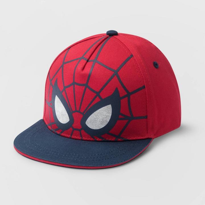 Marvel Toddler Spider-man Baseball Hat - Red/blue One Size, Toddler Unisex,
