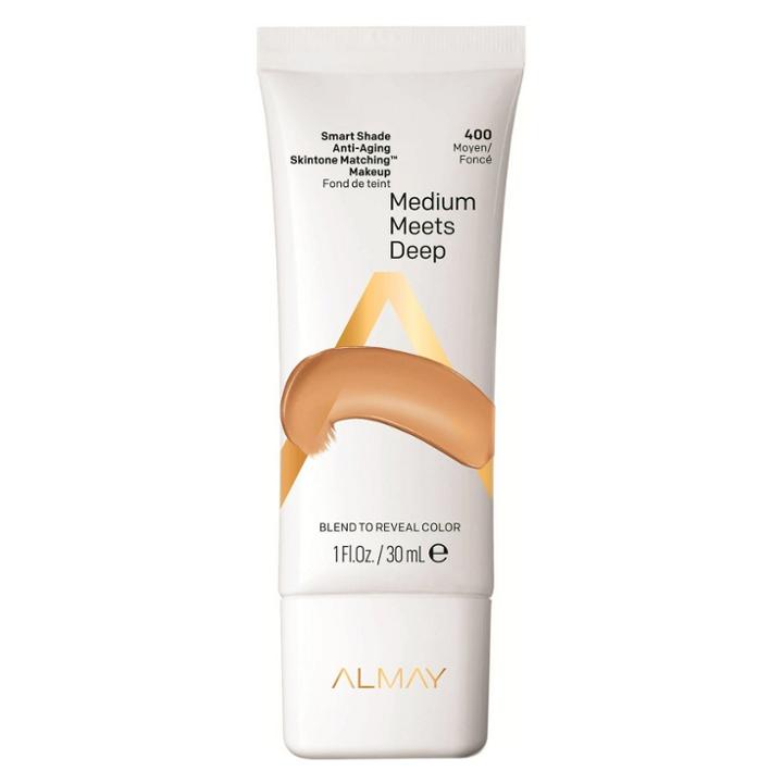 Almay Smart Shade Anti-aging Skintone Matching Makeup 400 Medium Meets Deep