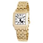 Women's Disney Mickey Mouse Perfect Square Gold Watch - Gold,