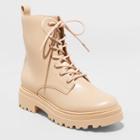 Women's Bridget Combat Boots - A New Day Tan