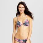 Women's Shore Light Lift Studded Bikini Top - Shade & Shore Purple Steel Floral