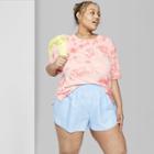 Women's Plus Size Short Sleeve Oversized T-shirt - Wild Fable Orange