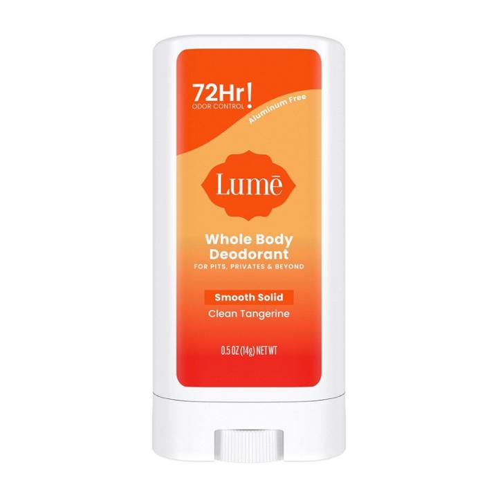 Lume Whole Body Mini Smooth Solid Deodorant Stick - Clean Tangerine - Trial