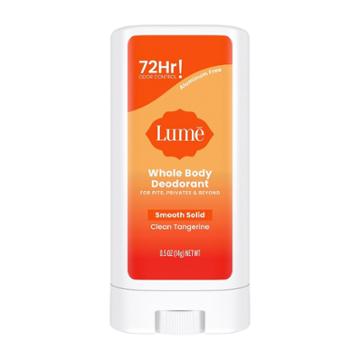 Lume Whole Body Mini Smooth Solid Deodorant Stick - Clean Tangerine - Trial