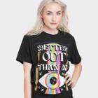 Equality Apparel Pride Adult 'better Out Than In' Short Sleeve T-shirt - Black