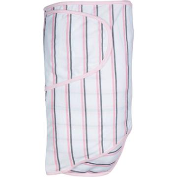 Miracle Blanket Swaddle Wrap - Pink/gray
