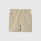 Toddler Boys' Flat Front Stretch Uniform Shorts - Cat & Jack Khaki