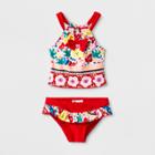 Floatimini Toddler Girls' Flower Tankini