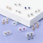 Girls' 12pk Heart Bolt And Dangle Earring Set - More Than Magic , Grey/grey