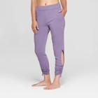 Target Women's Fleece Cut - Out Jogger Pants - Joylab Violet